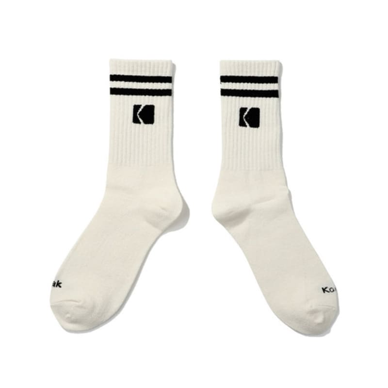 KODAK Apparel Kodak Logo Wool Socks BLACK