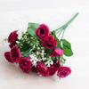 15 Head Real Happy Flower Mini 6 Colors Valentine's Day Flowers Photography Photo Gift Rose Flowers Decorative Home Decorative