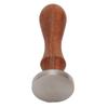 Kaffee Tamper 30mm Edelstahl Kaffeepulver Presswerkzeug mit Holzgriff für Café Zuhause