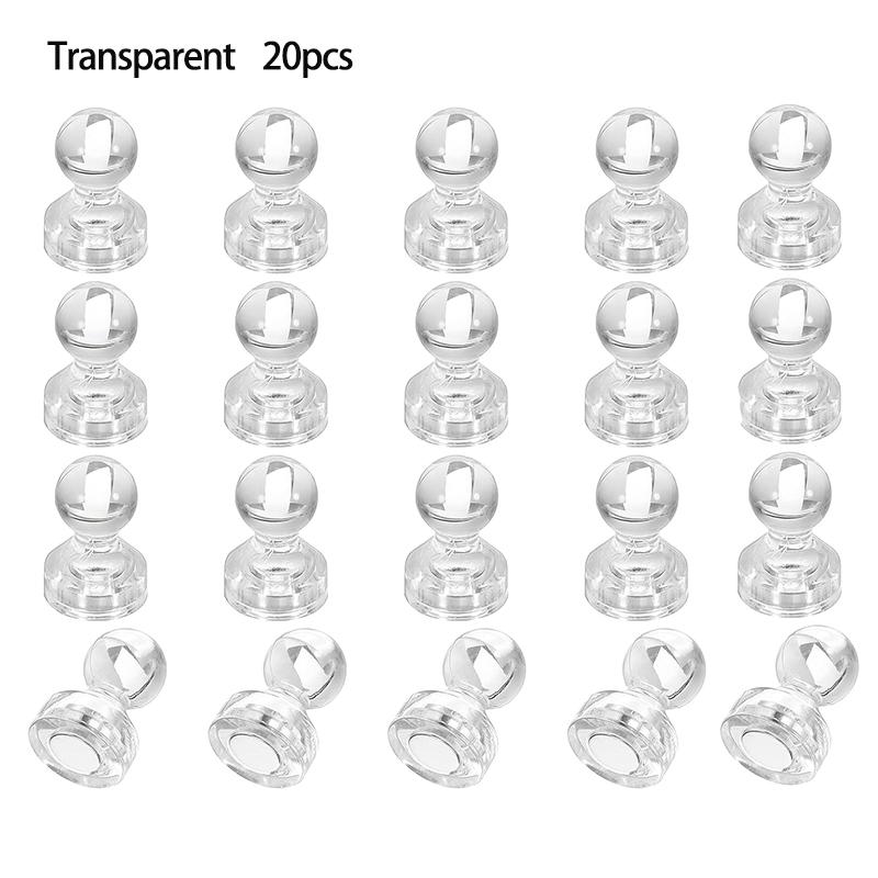 

Transparent Magnetic Pins Magnetic Whiteboard Decorative Pins Suitable for refrigerators, storage cabinets, and offices