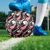 Demon Slayer Print Size 5 Soccer Ball, PU Wear Resistant Football for Match Training and Daily Practice, Birthday Gift for Soccer Fans