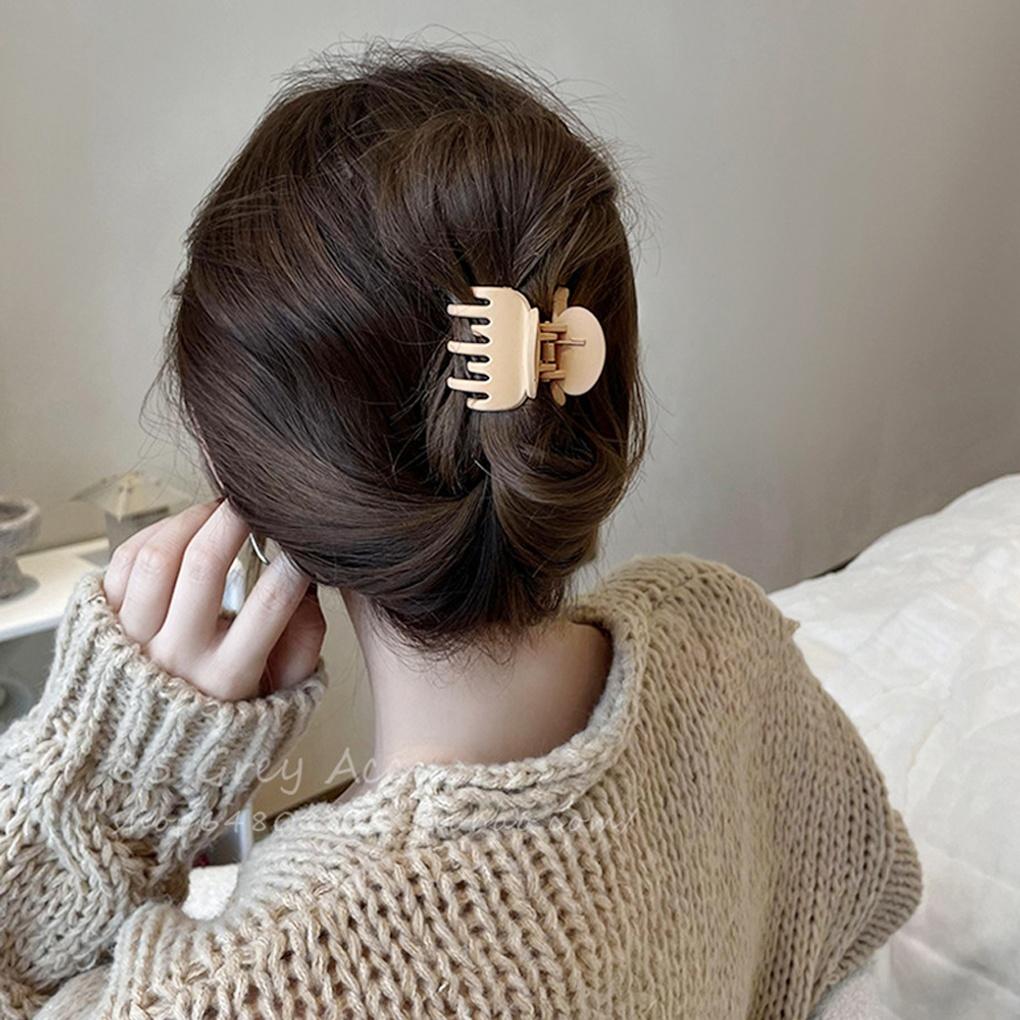 Modern High Ponytail Matte Hair Clip 4p