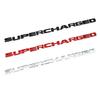 3D Metal Supercharged Car Sticker Emblem Auto Badge Decal for VW A3 A4 A5 A6 Q3 Q5