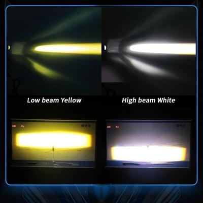 High Quality Waterproof LED Spotlights Two-Color Durable Fog Spotlights Motorcycle Spotlight Motorcycle Work