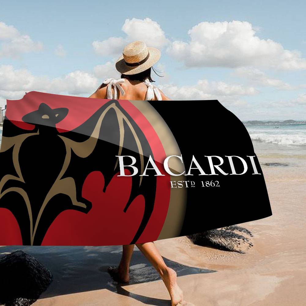 

B-Bacardis Rum Big Microfiber Beach Towels Quick Dry Towel Sand Beach Towels Pool Towel for Travel Swim Pool Yoga W30*H60(CM)