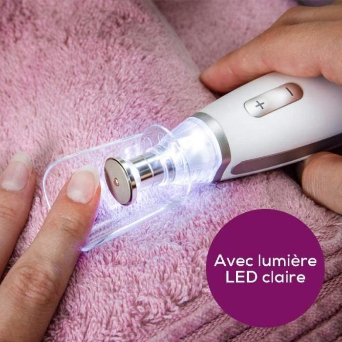BEURER MP 62 - Kit manucure-pédicure électrique pour les soins des ongles - Vitesse réglable