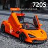 Boxed 1/32 Alloy Die-cast McLaren 720S Car Model, Children's Toy Car with Sound and Light, Desktop Decoration Ornaments for Boys Gifts
