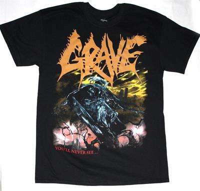 The New GRAVE YOU NEVER SEE Death Black Men All Size Shirt E021 Unisex T-Shirt