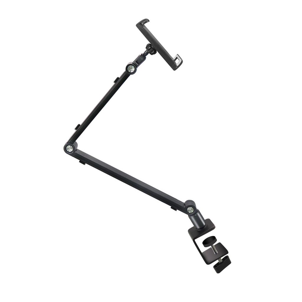 Long Arm Phone Mount Clip Type Tablet Phone Desktop Stand 360 Degree Rotatable Folding Stand