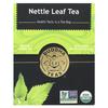 Organic Herbal Tea, Nettle Leaf, Caffeine Free , 18 Tea Bags, 0.83 Oz (24 G)