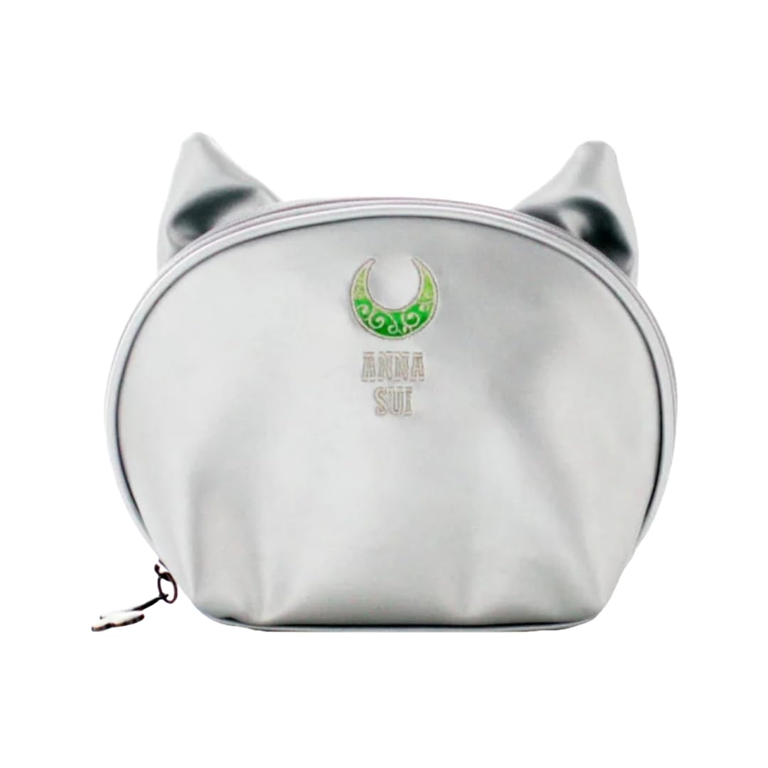 

Anna Sui Moon x Anna Sui Cat Косметичка Милая Серебристая Sailor Eternal , Металлическая, Косметичка, Мульти-косметичка, Подарок,