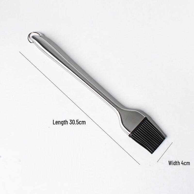 Stainless Steel Handle Silicone BBQ Basting Brush