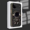 For Huawei Nova 15 Pro Case Shining Astronaut Spaceman Bracket Holder Design Soft Plating For Huawei Nova 15 Back Cover