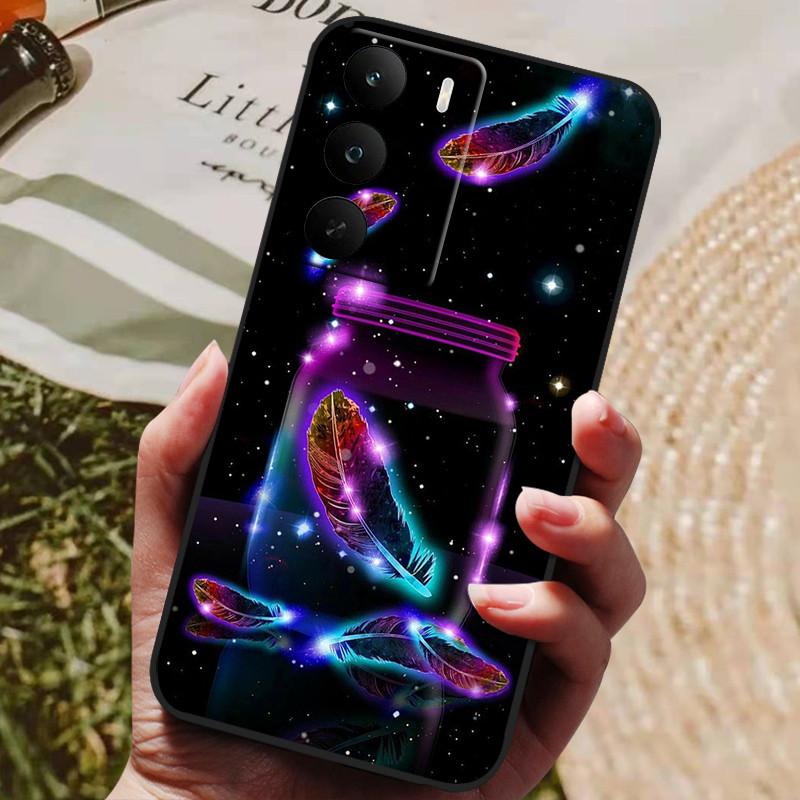 For OPPO Realme C71 Case Soft Silicone Luxury Shockproof Cover for Realme C73 TPU Coque Cute Cat Funda Shell RealmeC71 4G Global
