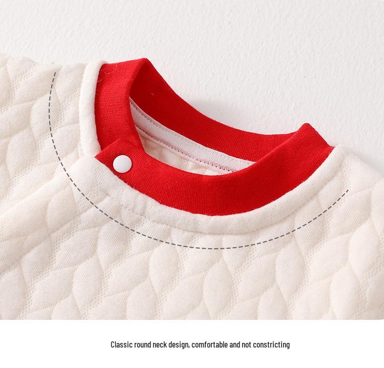 Newborn & Baby Pure Cotton Warm Clothes for New Year and 100 Days Celebration