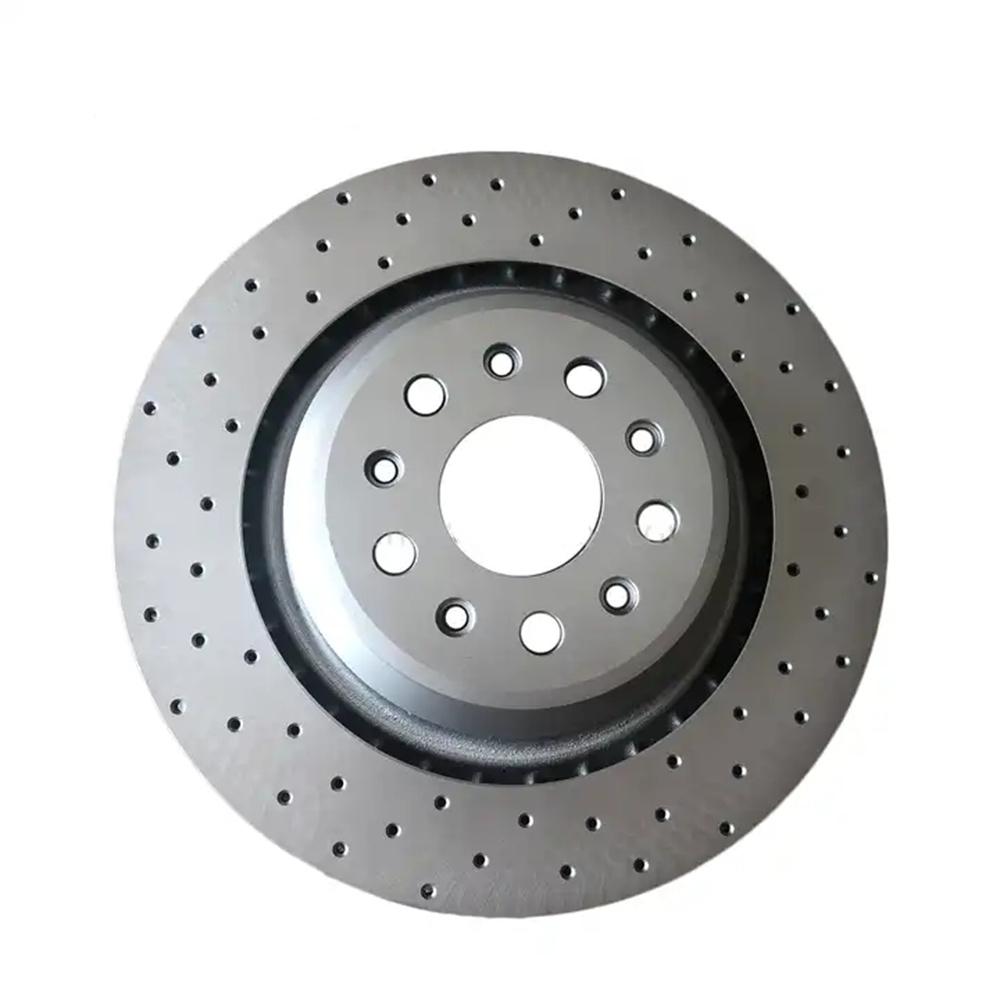 Dacromet drill hole Rear Brake disc For Maserati Ghibli Sq4 Quattroporte Gts 670031597 67004008 670004018 1PCS