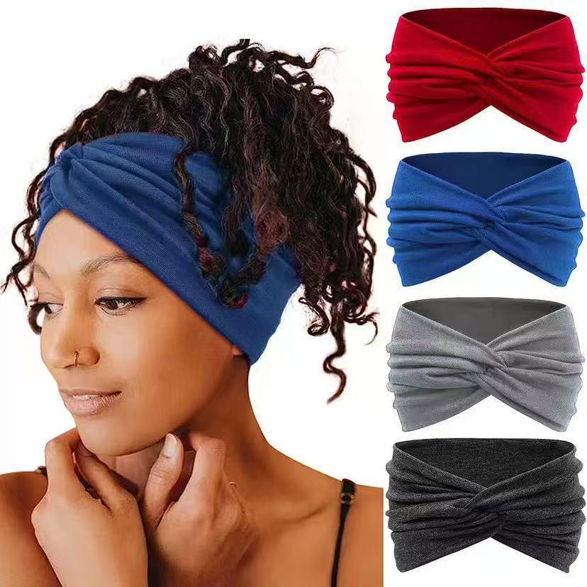 European & American Bohemian Print Sports Headband Hair Accessory