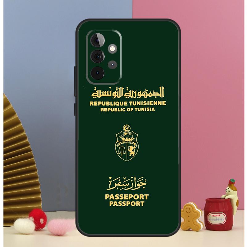 Tunisia Flag Map Case For Samsung Galaxy A56 A16 A26 A36 A13 A33 A53 A17 A54 A34 A14 A15 A35 A55 A52 A12 A32