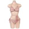 1011 Japanese and Korean pure desire style split bikini women's lace-up swimsuit hot spring vacation sexy Thai swimsuit