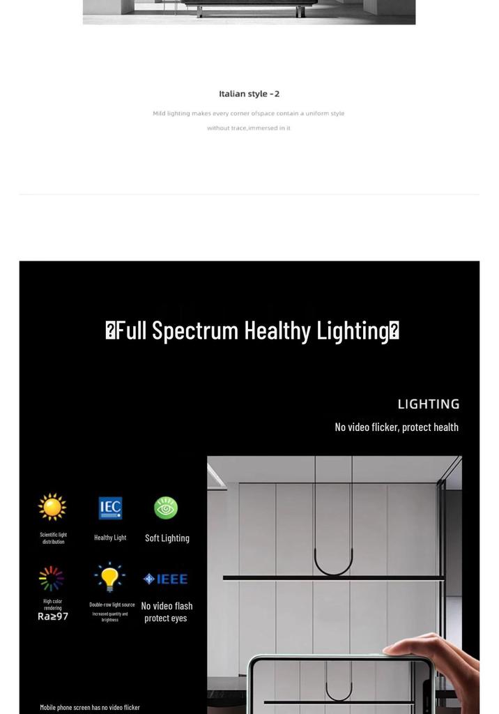 Modern Minimalist LED Pendant Light for Living Room, Bar, or Study.