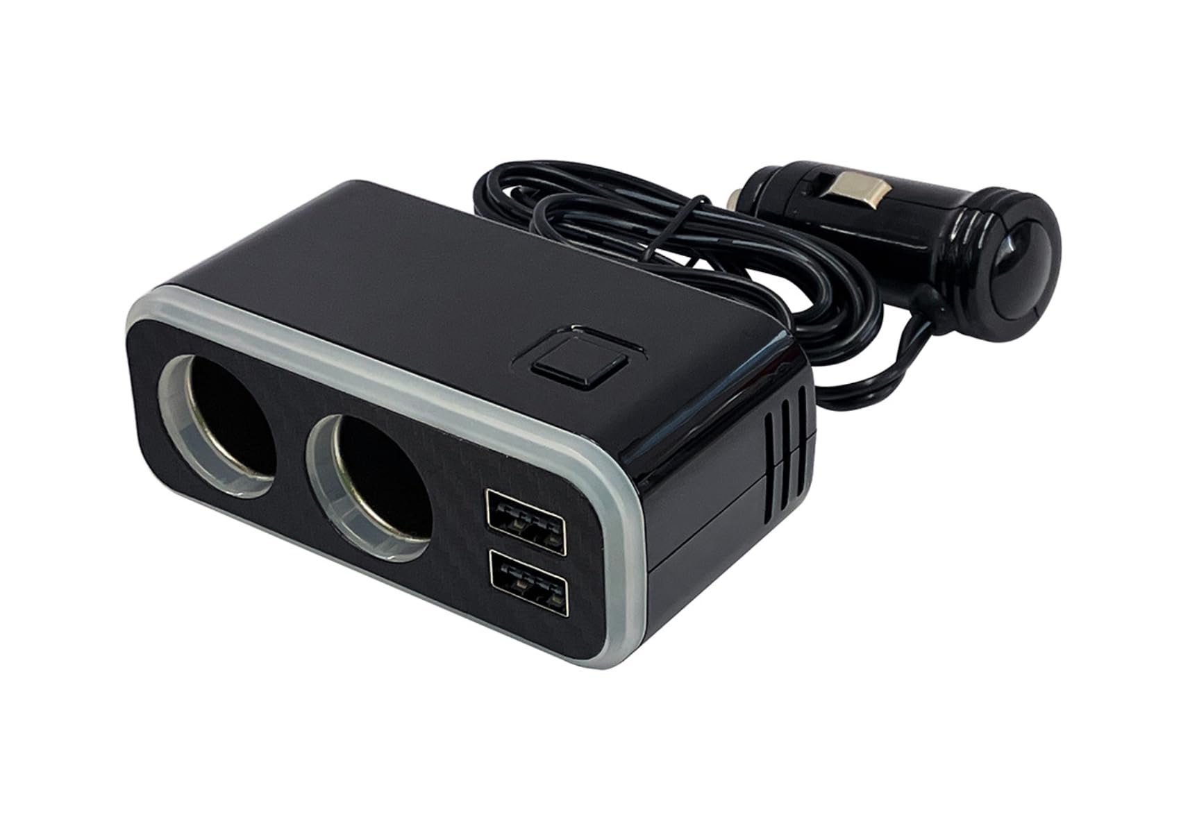 

Kashimura Co., Ltd. Dual Separate Socket, 2 USB 4.8A, with Rainbow Light, KX236