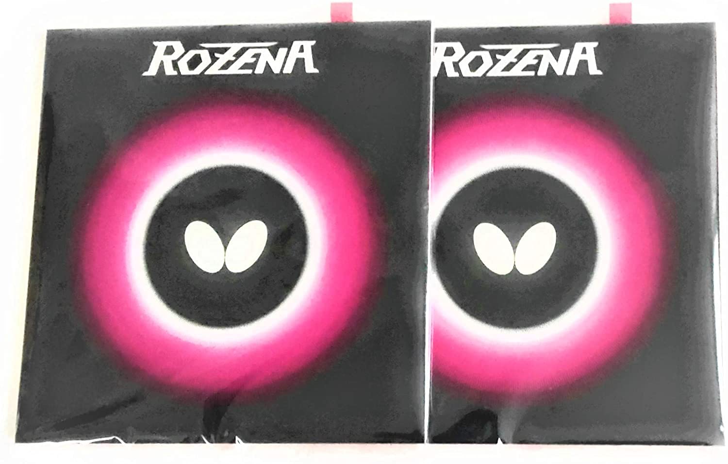 

Butterfly Rosena Red Thick Tennis Rubber High Tension Back Soft [Набор 2] [Накладка для стола]