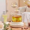 Multi-Functional Single-Serve Health Pot: Glass Tea Brewer & Constant Temperature Water Boiler