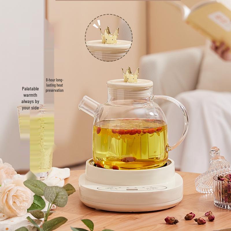 Multi-Functional Single-Serve Health Pot: Glass Tea Brewer & Constant Temperature Water Boiler