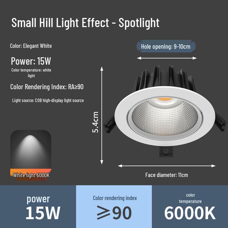 Recessed Super Bright Ceiling Downlight for Home and Commercial Spaces