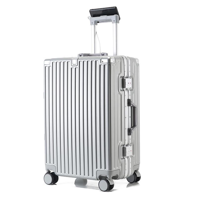 

KINGSGEAR Aluminum Frame Trolley Suitcase 20 inch