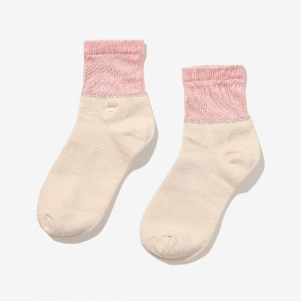 Fila Women S Ankle SockS 2pack BEIGE/240