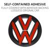 ZDFVU1 Car Logo Front Grille Rear Trunk Decoration Sticker Accessories For VW GTI Golf MK6 MK7 Polo Passat CC Tiguan T-ROC Jetta Arteon