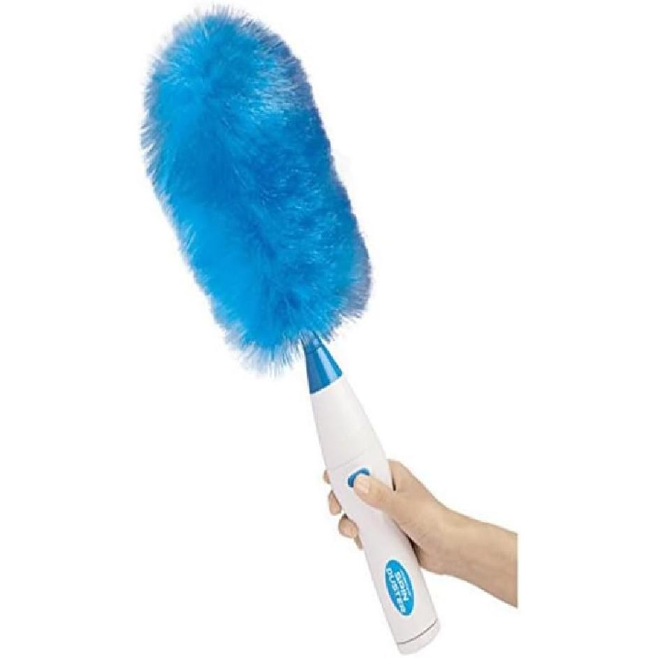Hurricane 360 Electric Feather Spin Duster Feather Duster Adjustable Electric Dirt Dust Brush Removing Dust in One Spin Cleaning Accessories Home