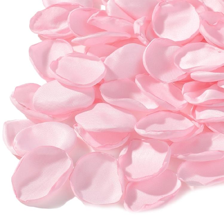 200Pcs Realistic Fabric Rose Petal Artificial Silk Flower Petal for Wedding Decoration Vase Floral Arrangements