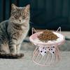 Cat Bowl, Ceramic Pet Bowls, Slant Stand for Food and Water, Cat Food Dish