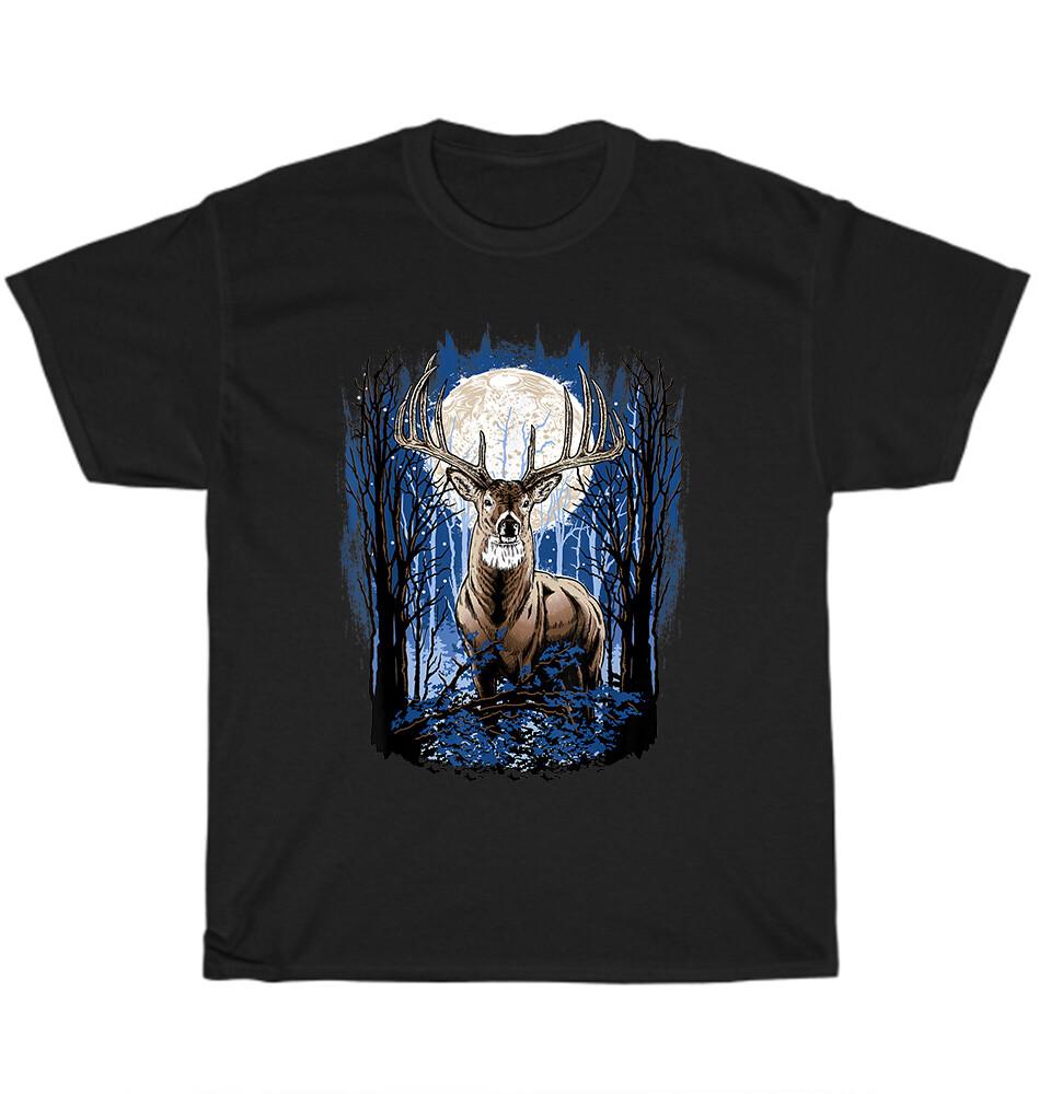 Deer Hunting Big Whitetail Buck Hunter T-Shirt Unisex Funny Tee S-5XL NEW XL