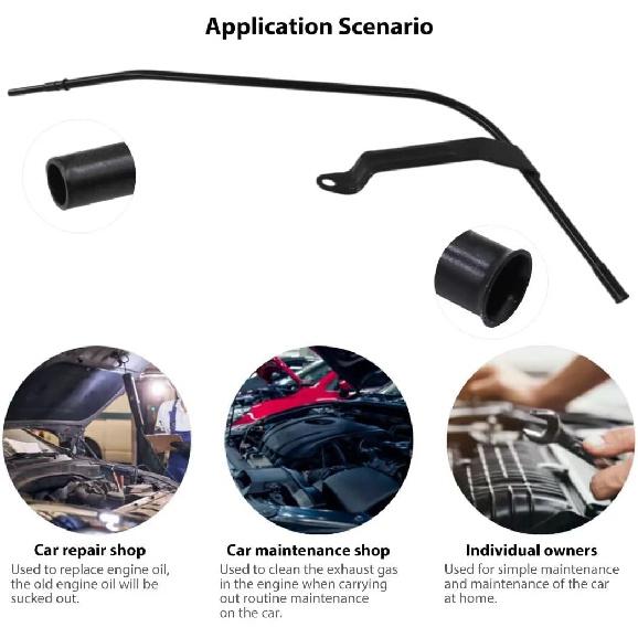 917303 Engine Oil Dipstick Tube Fit for 2003 Chevrolet Silverado 1500 V8 294 4.8L,XSPANDER Updated