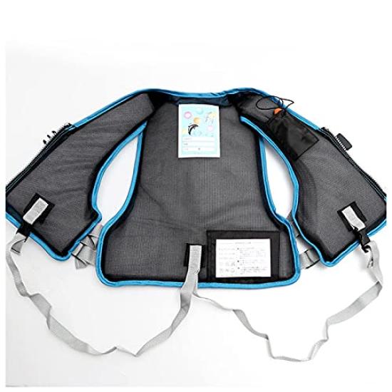 Fine Japan Junior Floating Vest Floating Vest for River and Water Activities Reflective Adjustable Mesh with Whistle FV-6116 - Kids' Fishing, Play, -