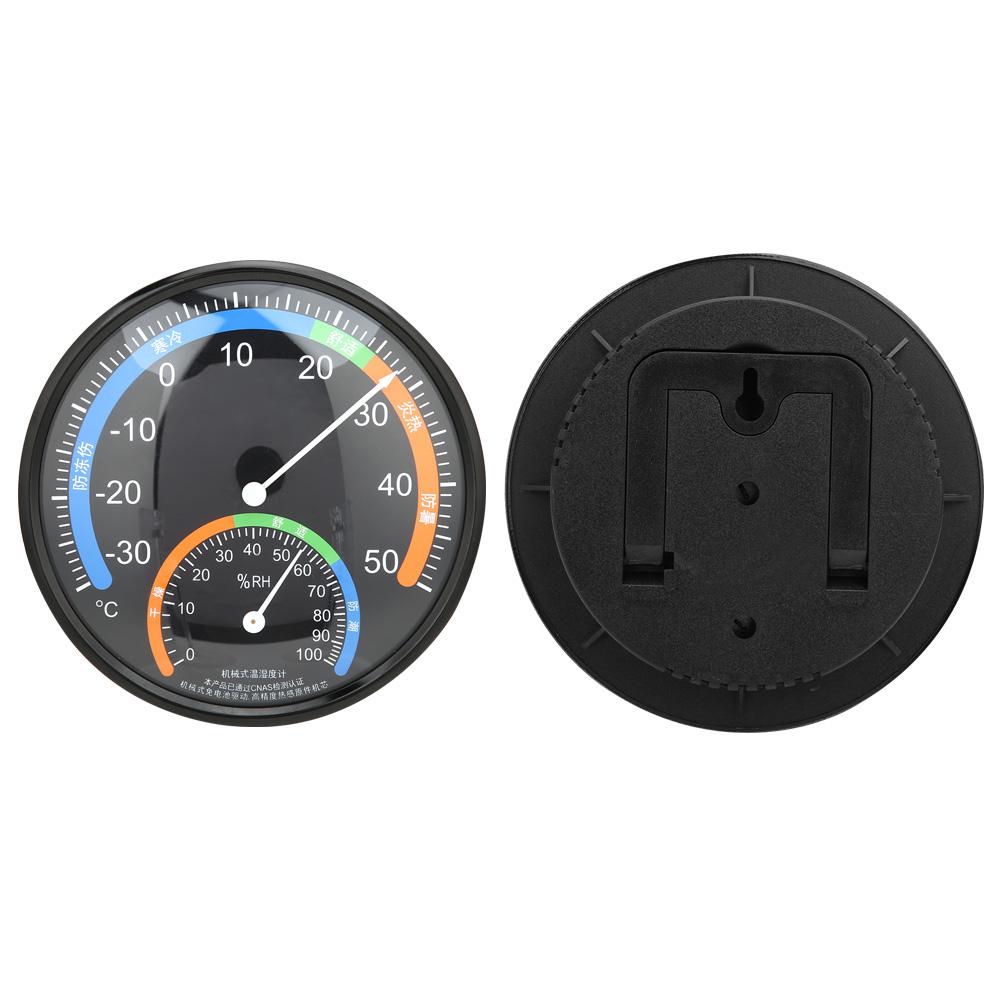 Househeld Indoor Outdoor Round Pointer Type Thermometer Hygrometer Temperature Humidity GaugeTH101