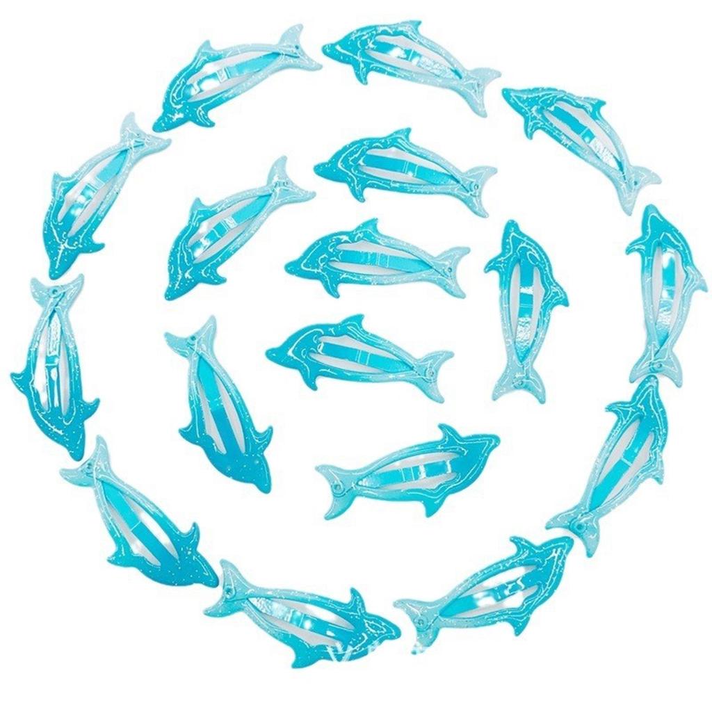 1 Pair Side Hair Clips Hairgrip Headdress for Daily Wearing Dolphin Headwear for Girl Barrettes Hairpin Hair Accessory