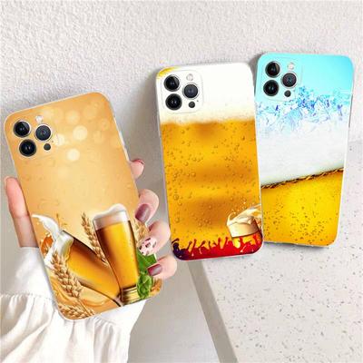 Beer Alcohol Phone Case For iPhone XR X XS Max 14 13 Pro Max 11 12 Mini 6 7 8 Plus SE 2020 Printing Cover