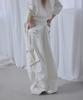 Aesimeteuli Crown Structured Pocket Pants / Ivory