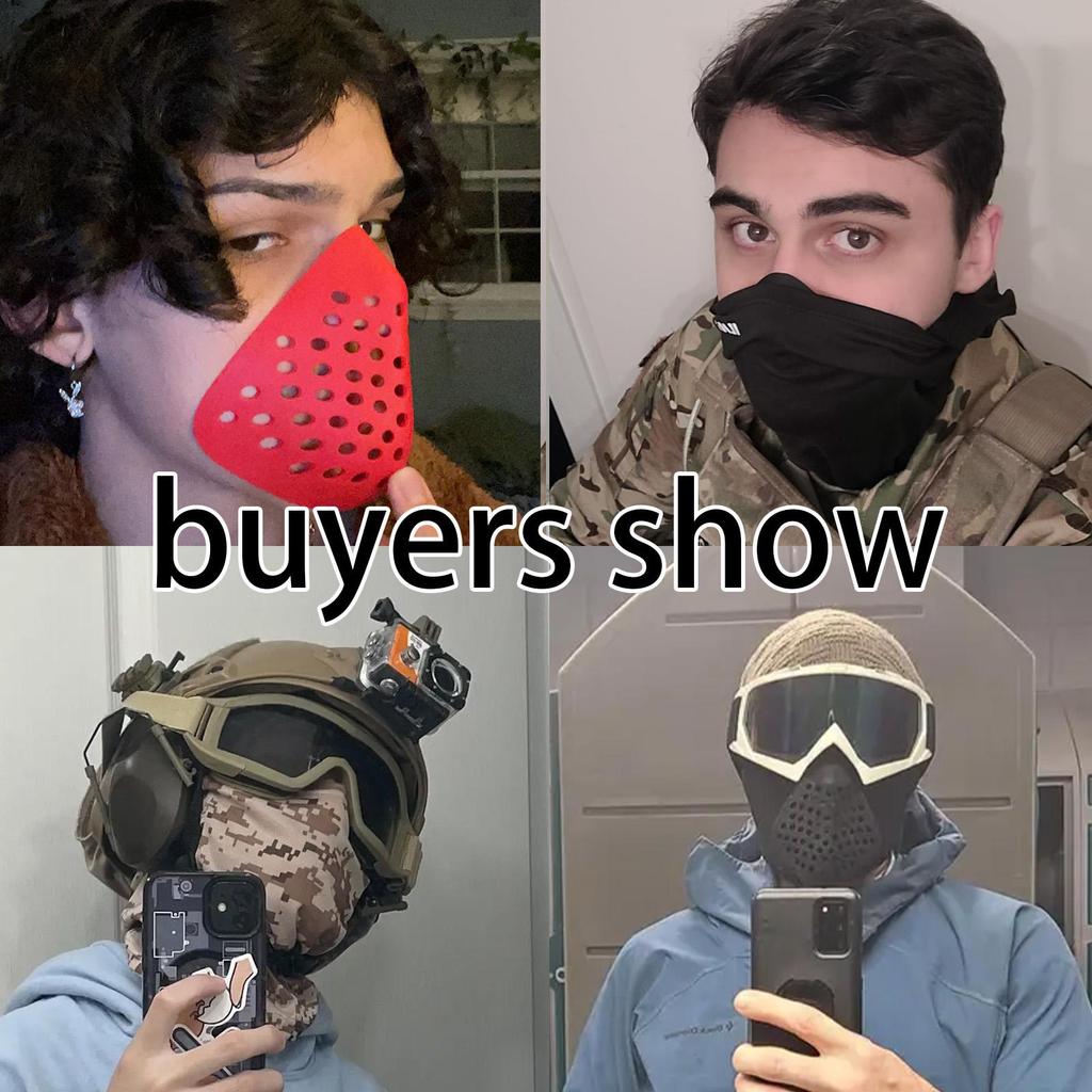 3D silikónová maska ​​na tvár, držiak na polovicu tváre, cosplay, vonkajšia cyklistika, turistika, poľovníctvo, kukla, ochranný kryt, ústa, masky, rekvizity