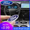 Autokleeps 2026 Fordi Auto Rooliratta Embleemid Kleebised Rinnamärk Ford Focus 2 Mk3 F150 Mondeo Max Fusion Ranger Escort Explorer