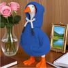 Desk Geese Costume - Hoodies Tabletop Animal Outfit Decor | 7 Inch Geese Statue Clothes Costume Decoration For Porch Tabletop Outdoor Party Holiday