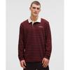 Long Sleeve Rugby Shirt  Embroidery Yachtie Stripe Rockwood Deep Phantom