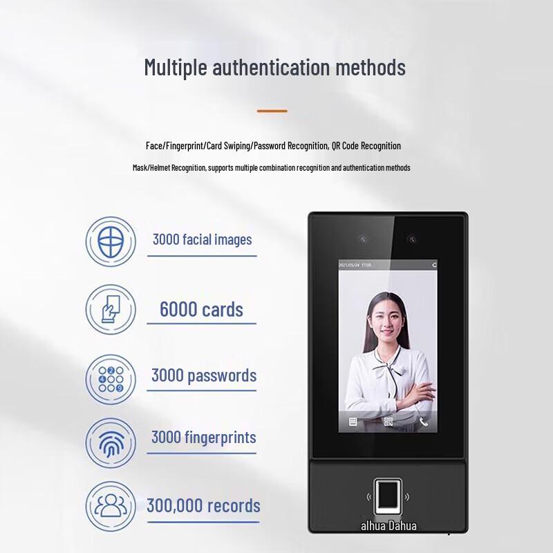 Dahua Face & Fingerprint Time Attendance Machine
