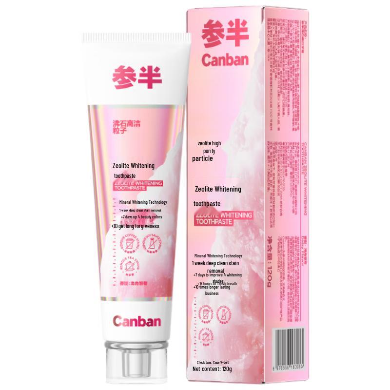 Semi-Half Zeolite Whitening Toothpaste