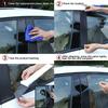 Car Pillar Posts Window Door Moulding Trims Cover Stickers Decal Glossy Black Exterior Accessories Fit For Honda Civic 2012-2015