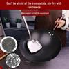 Lijia Nitrided Iron Round-Bottom Wok